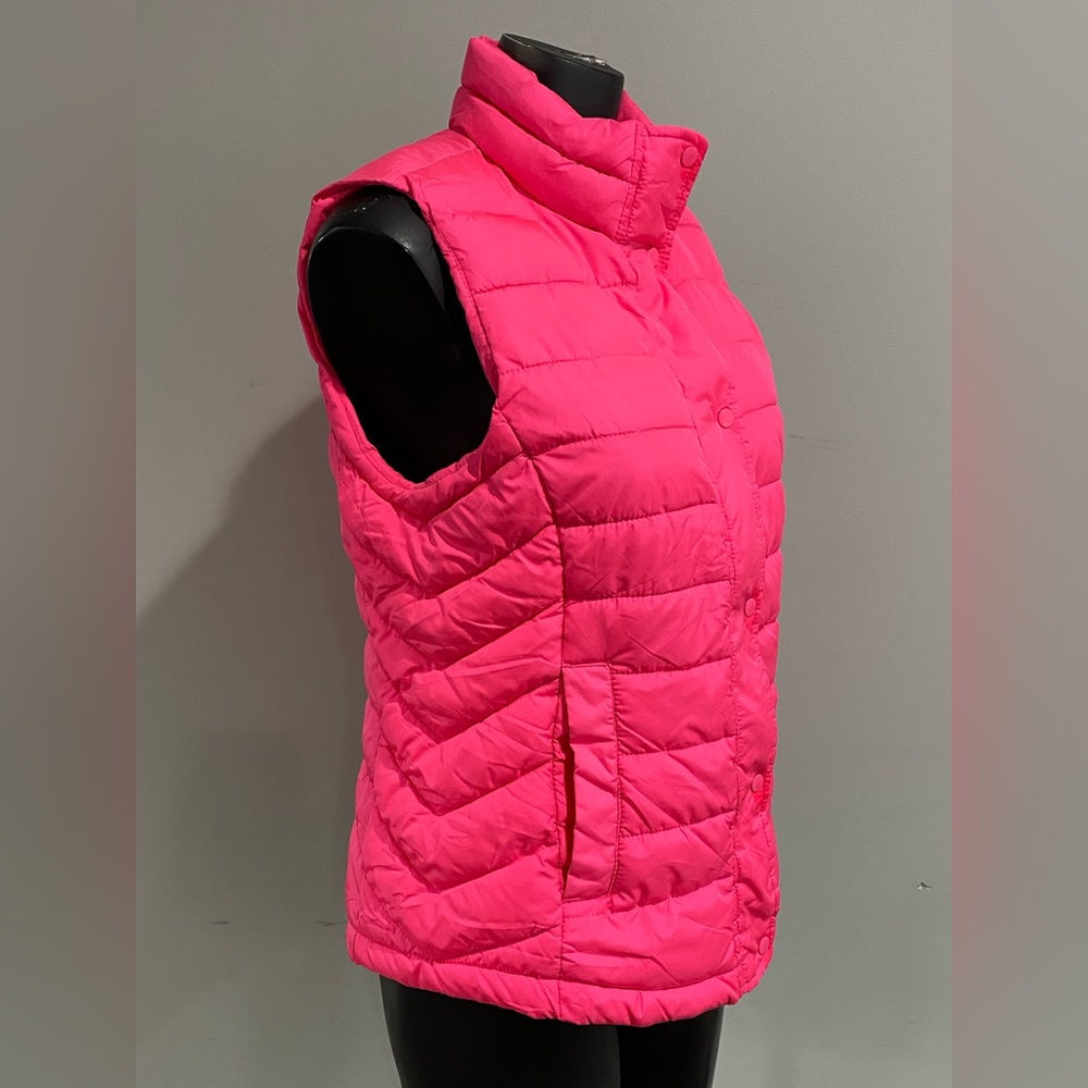 Gap Hot Pink Puffer Vest Sz Small